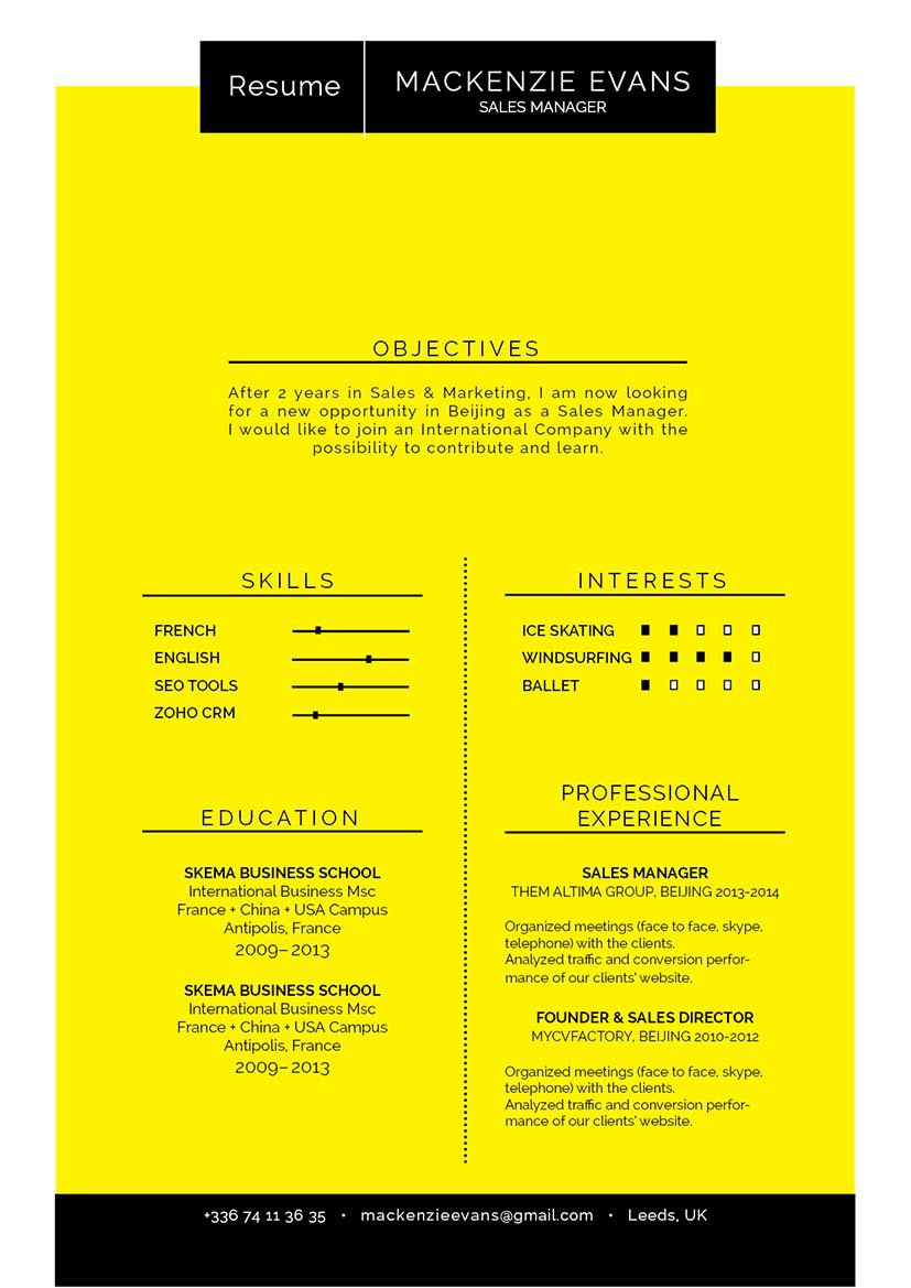 No need to worry, this good resume template is all you need to grab that dream job!