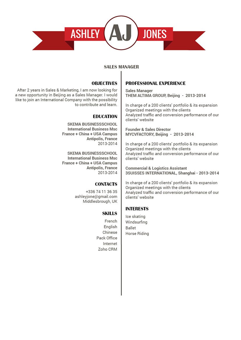 Find your way to that dream job thanks to this professional resume template!