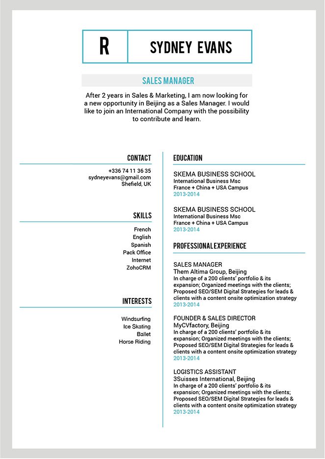 Get that dream job with this functional resume template!