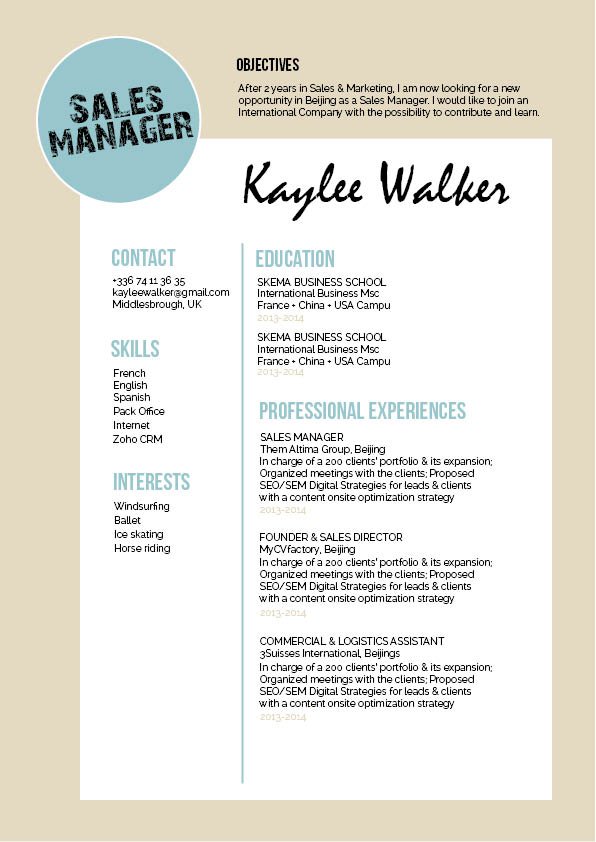This simple resume comes with a functional format that is sure to get you hired!