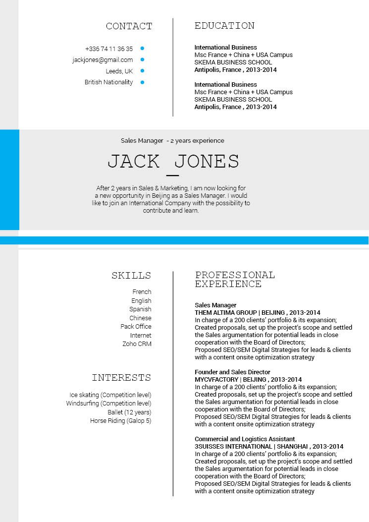 Look no further because this modern resume template is best choice!