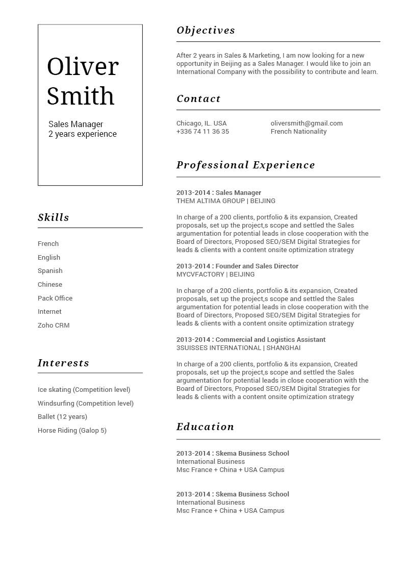 All the sections written in this functional resume template  is perfectly tailored for the modern job seeker