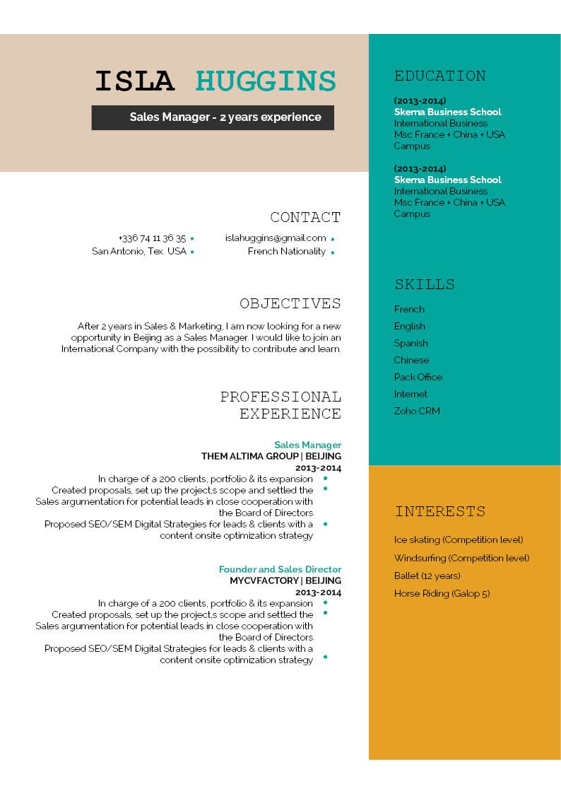 This student resume template gives you a clean format to work with!