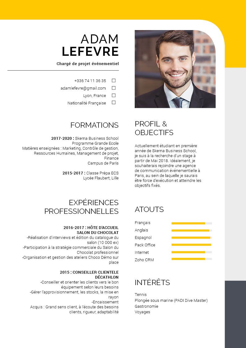 CV professionnel | Rédaction CV en ligne · myCVfactory