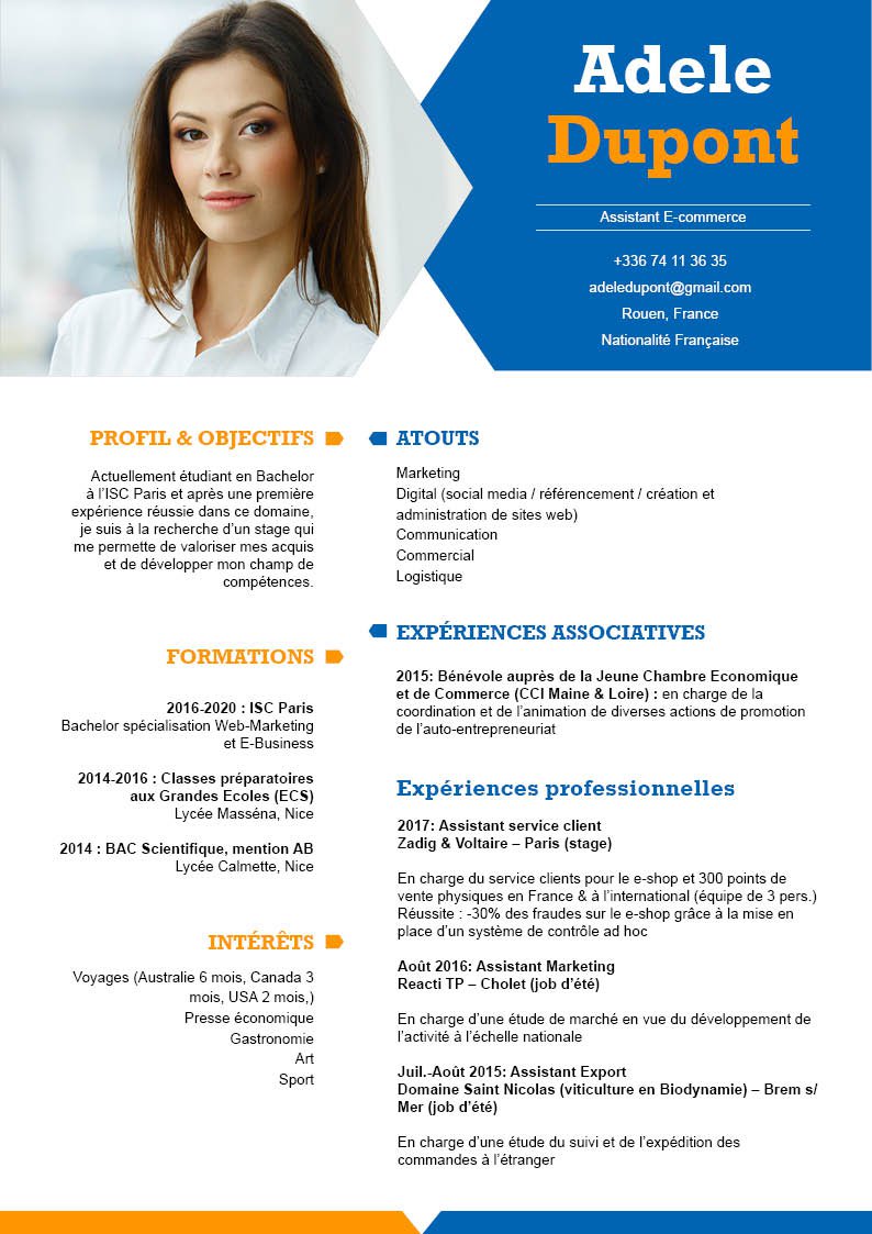 La référence en matière de CV  Vos CV en ligne · myCVfactory