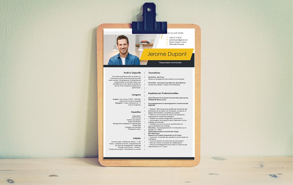 Mycvfactory-cv a telecharger-482.jpg Bien ordonné, ce CV possède une lisibilité exemplaire