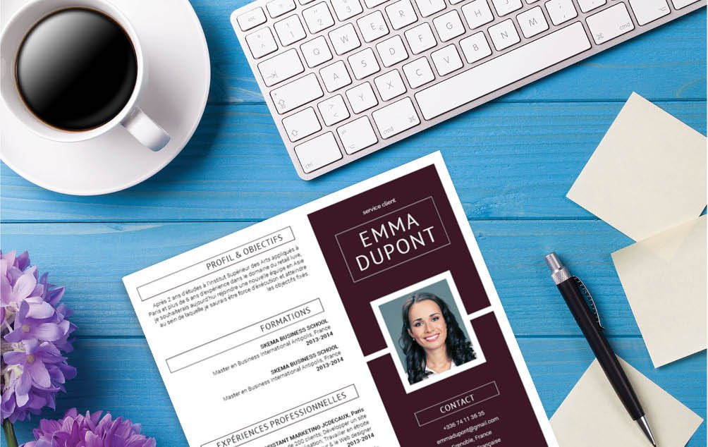 Mycvfactory-cv design-386.jpg Pour ceux qui cherchent un poste en communication ce cv est tout indiqué