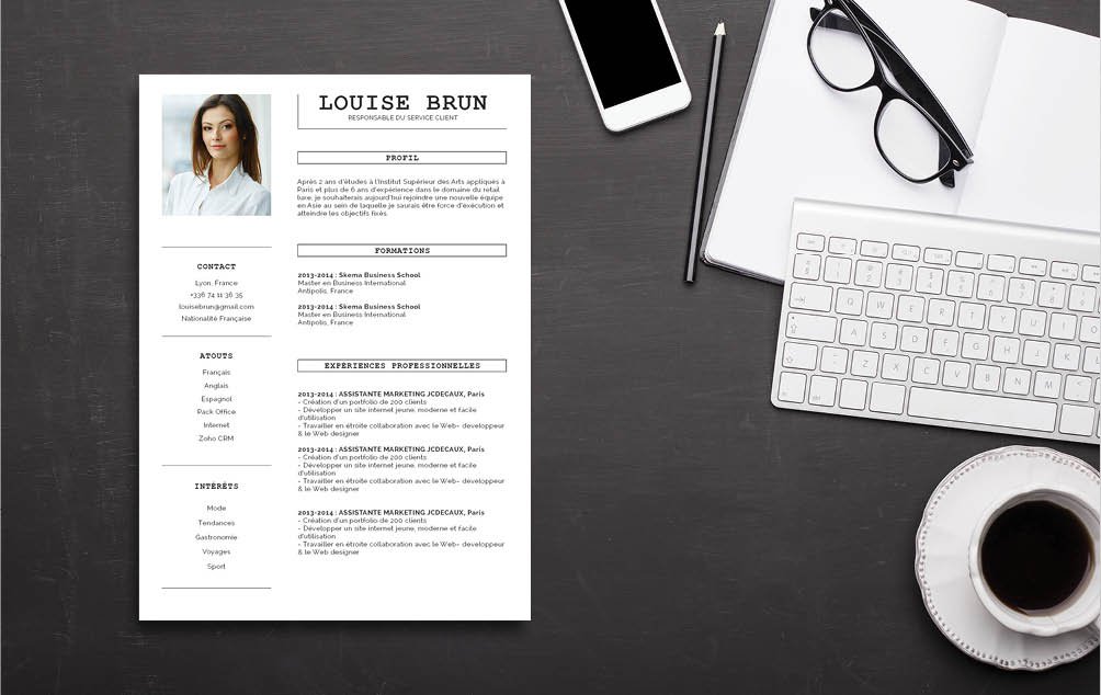 Mycvfactory-cv design-407 Si vous cherchez un travail dans l’administration publique, préférez ce CV simple et efficace