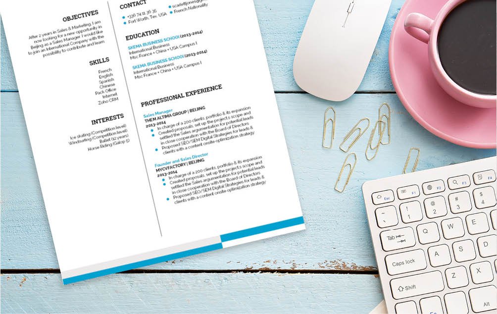 A great student resume template with a professional lay out -- straight forward and clean!