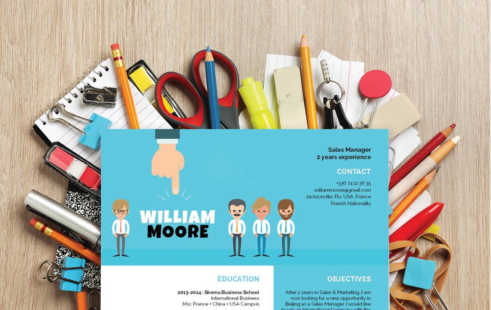 Well-laid out and modern are two things that perfectly describe this functional resume template!