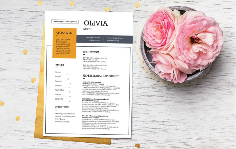 The format will make your recruitere choose thisModern Resume template!