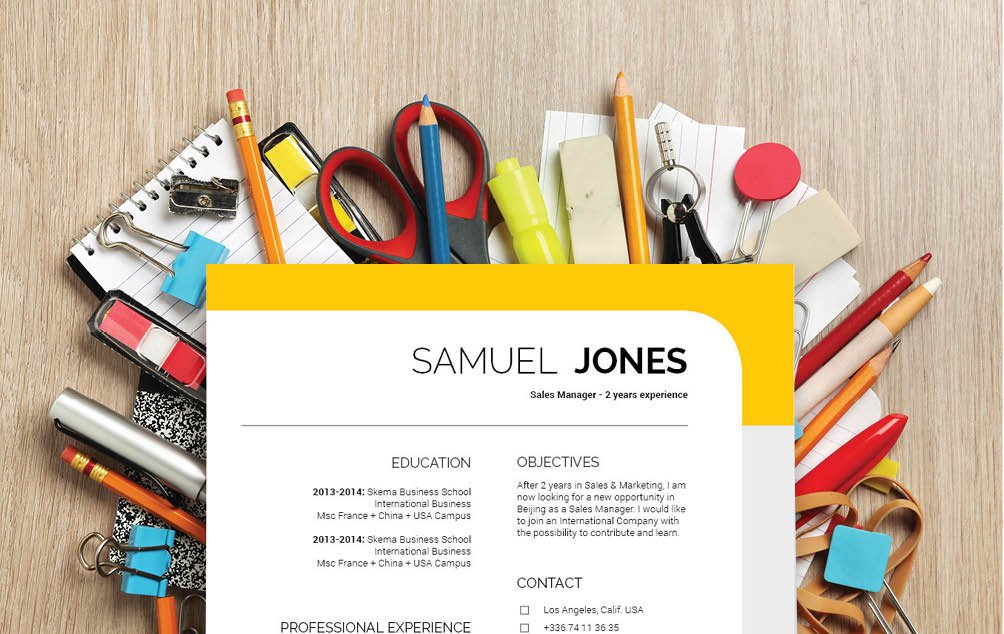 Give your recruiter an impressive professiona resume template with this CV format