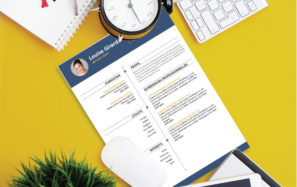 Mycvfactory-cv design-366.jpg Un cv au style épuré avec un design simple. Un visuel qui mise sur la clarté ,