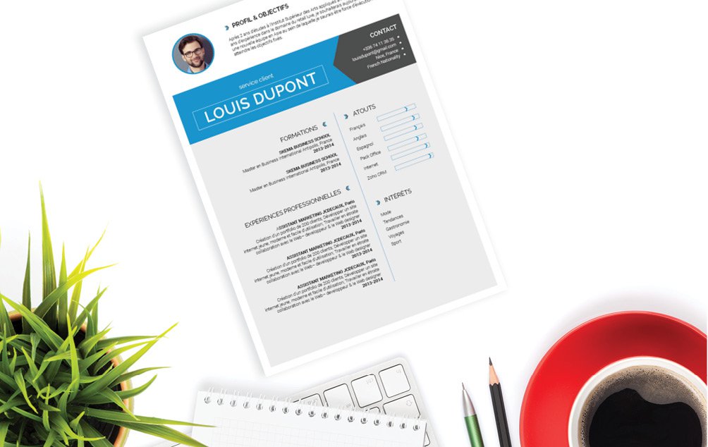 Mycvfactory-cv design-372.jpg Beaucoup de sobrieté pour ce cv. Très peu de couleur. Volonté d'être neutre