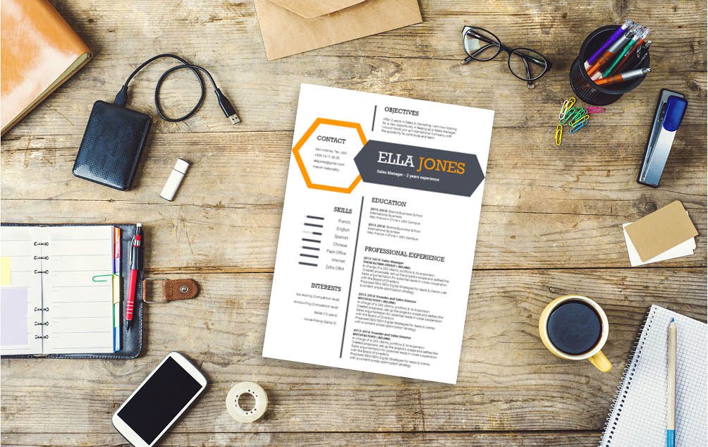 Despite the simple resume format, this Modern Resume template packs a professional punch thanks to the design choices