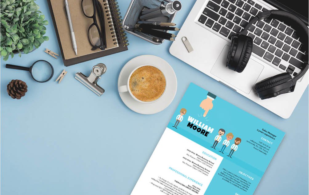 A creative functional resume template that is perfect for any working professional