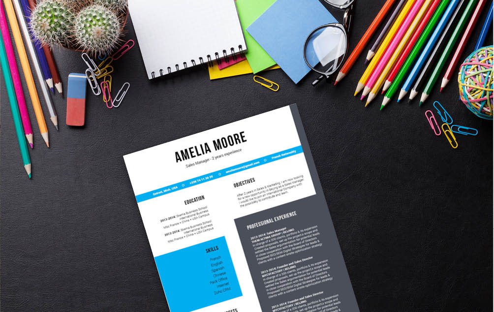 The designs and styles found in this best downloadable resume template make it a perfect fit forall job seekers