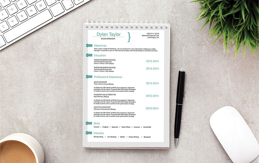This template has an efficient design that is sure to help you build a great resume