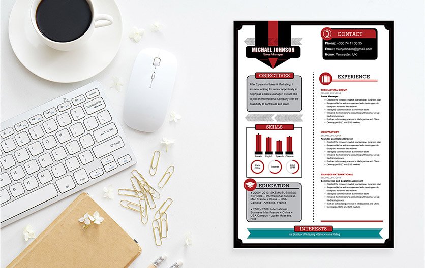 All the relevant information is excellently presented in this good resume template