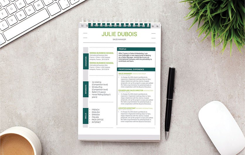 A CV format made for the modern work age, your recruiters will love this!