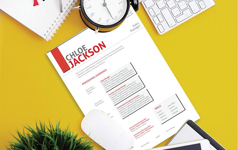 With an ingenious design and concept, this resume template is a sure winner in any field