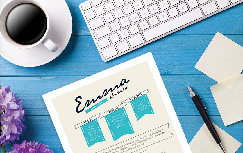 This functional resume template has design elements perfectly fitted for the modern job seeker