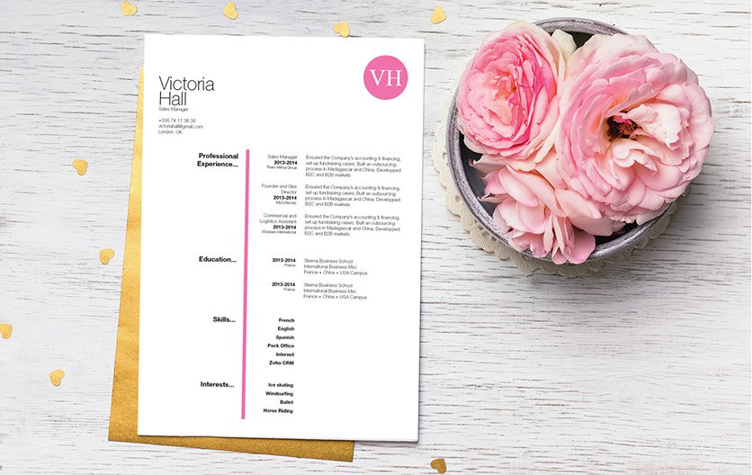 This template has all the good parts in it, building blocks to create a great resume
