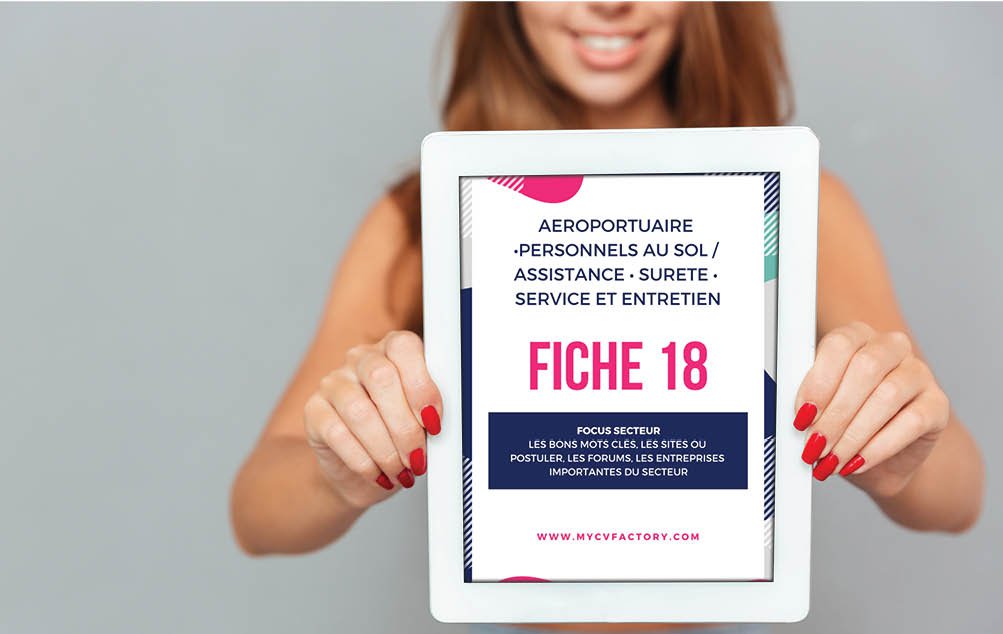 Fiche secteur 18 C.jpg Modèle de CV et conseils CV pour postuler dans l'aéroportuaire