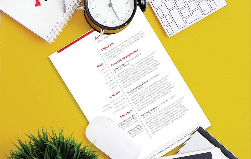 A dedicated resume format to get you that dream job