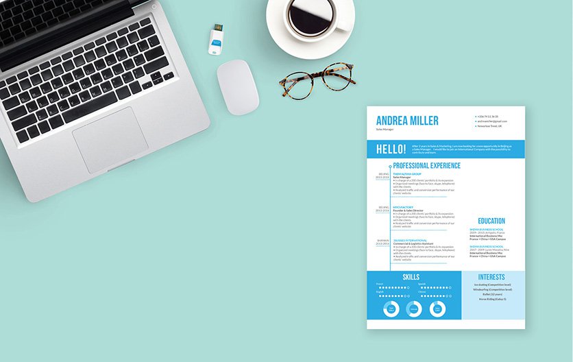 A well-structured professional resume template that is perfect for any career!