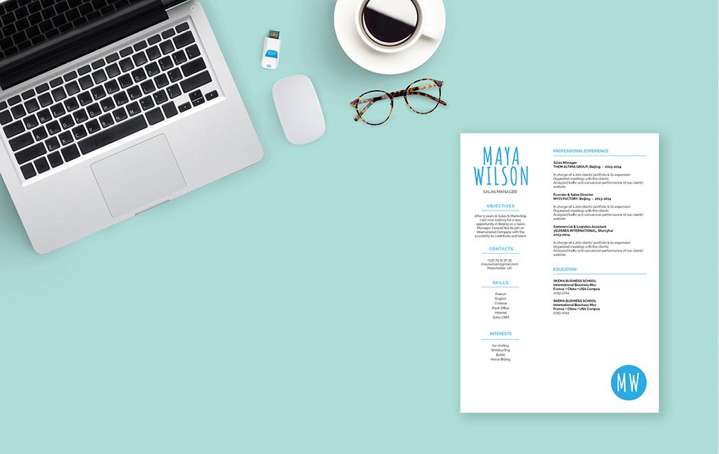 One of the best resume template we have to help you land that dream job!