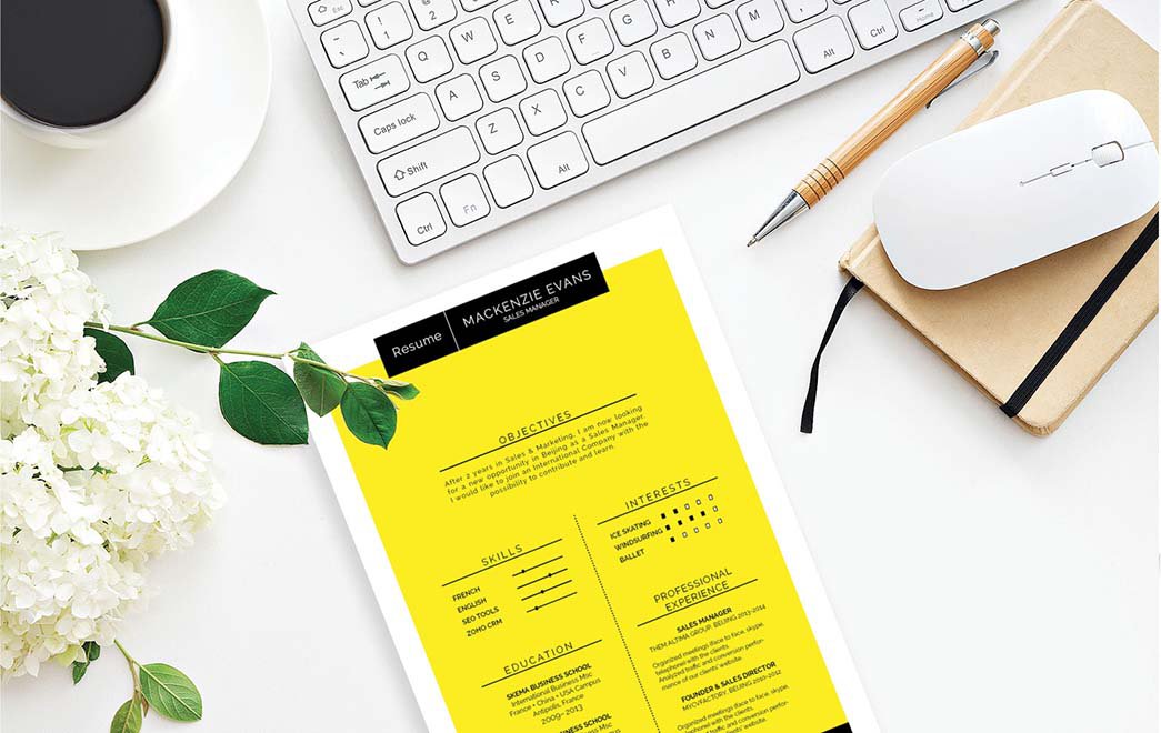 A good resume template that has all the elements of a great CV