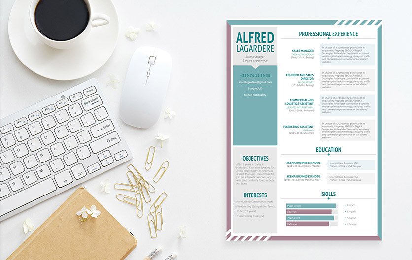 A motivated professional resume template that will get you that dream job