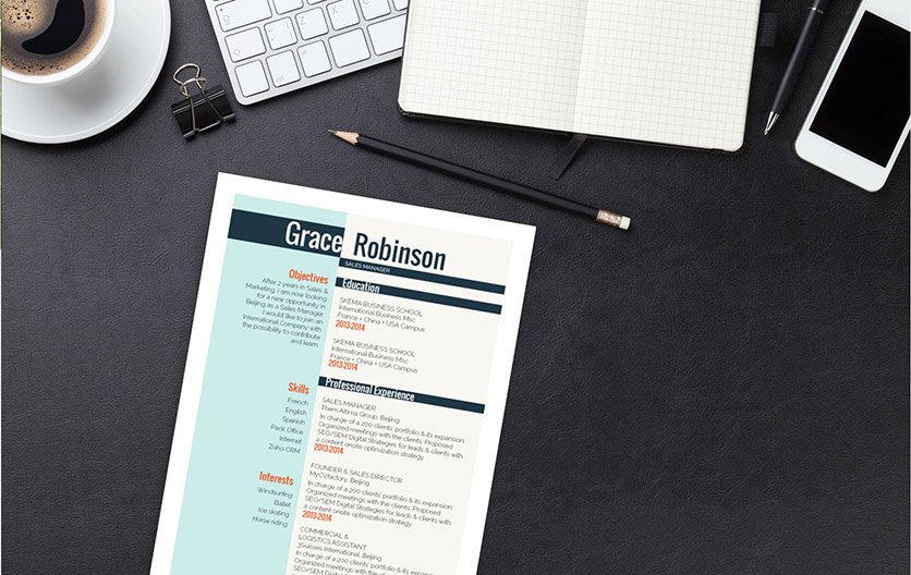 This template has an efficient design that is sure to help you build a great resume