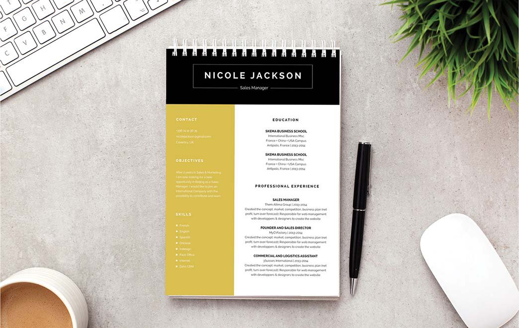 A great resume with an awesome design to impress your rectuier