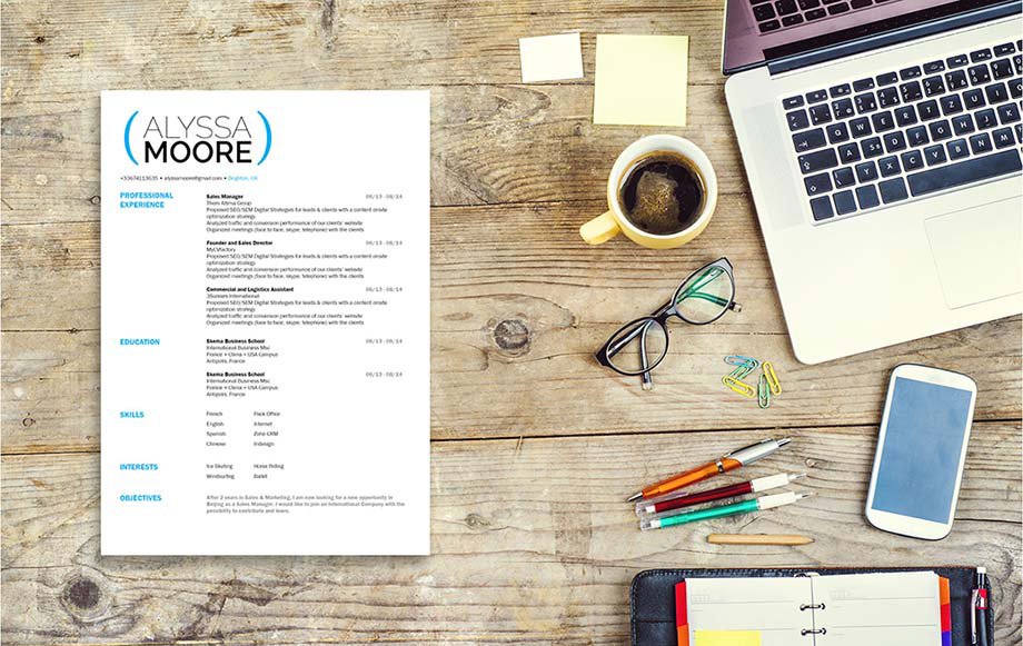 A good resume with an effective design and structure made for all job types.
