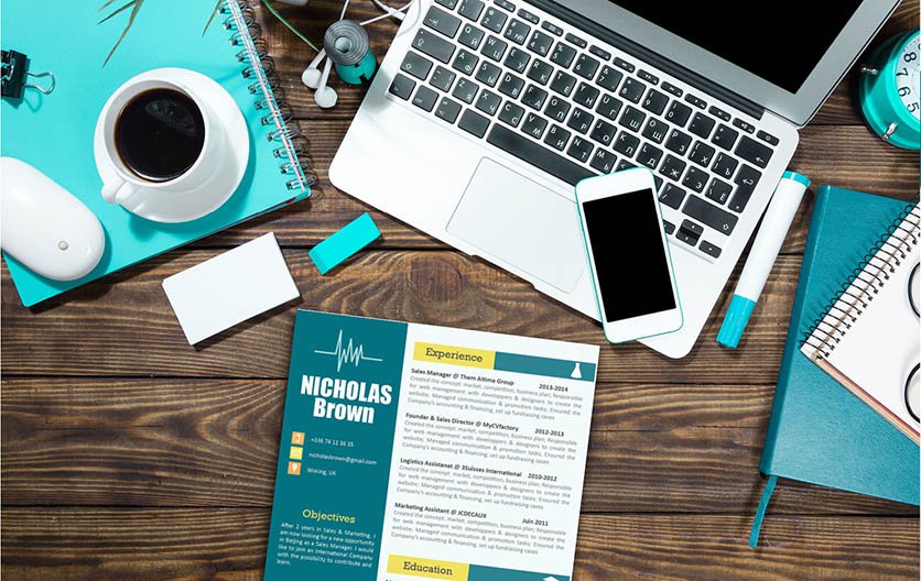 Clean and creative, all you need is this standard resume format