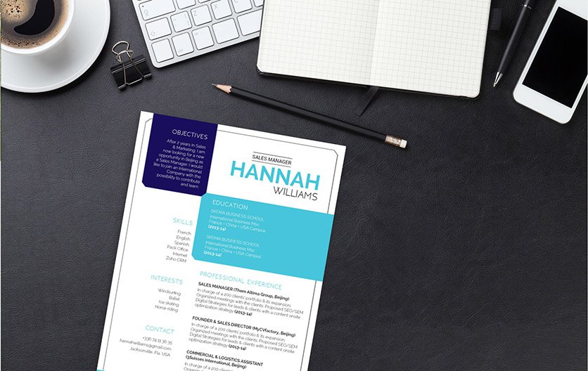 This template has all the building blocks of a great resume!