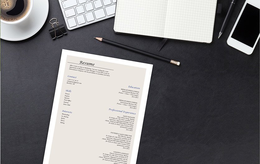 The perfecet choice for young job seekers! This simple resume template is your ticket to landing that drea job!