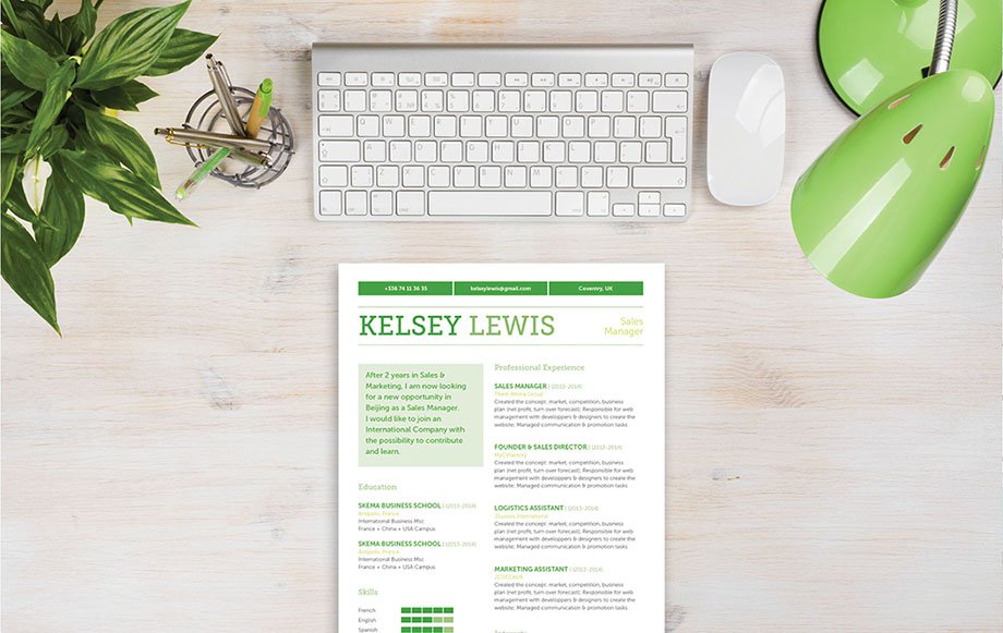 A sales resume template that use all functional parts to help bring out all your qualifcations