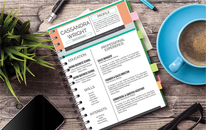 You will surely grab the attention of your recruiter with this good resume template