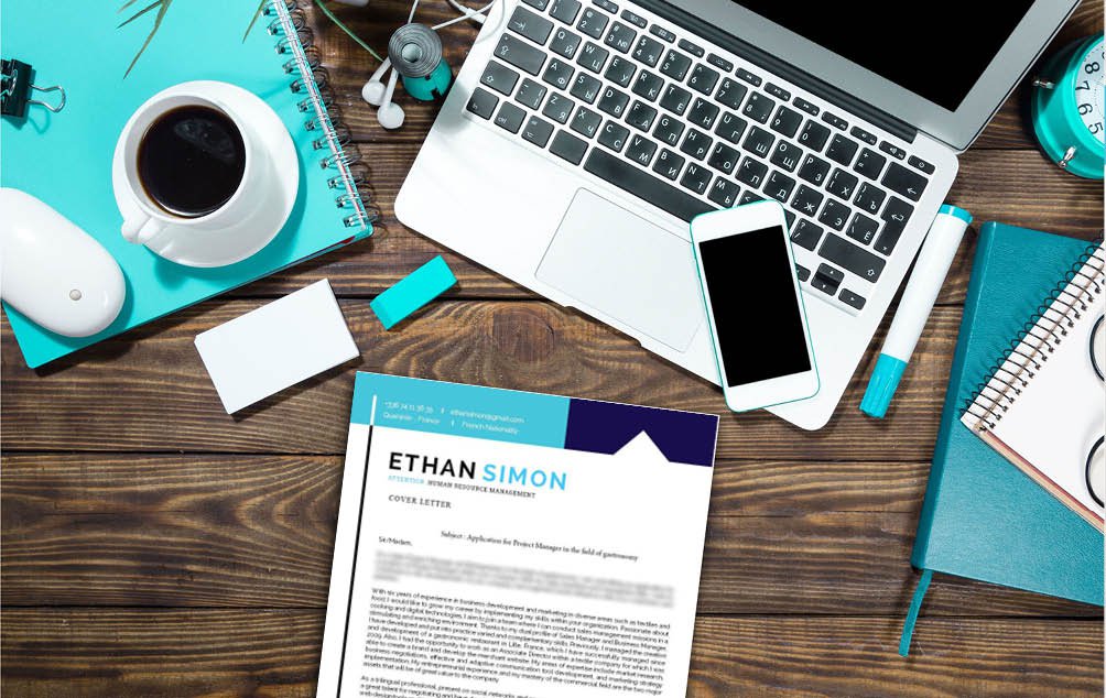 A creative  cover letter template that is perfect for any working professional