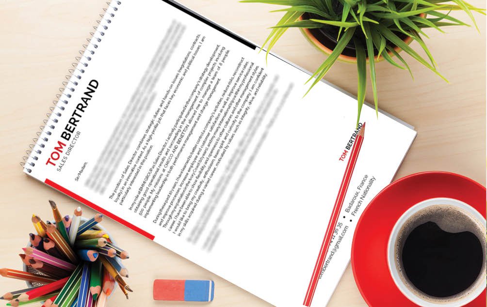 Get that dream job thanks to this professional  cover letter template