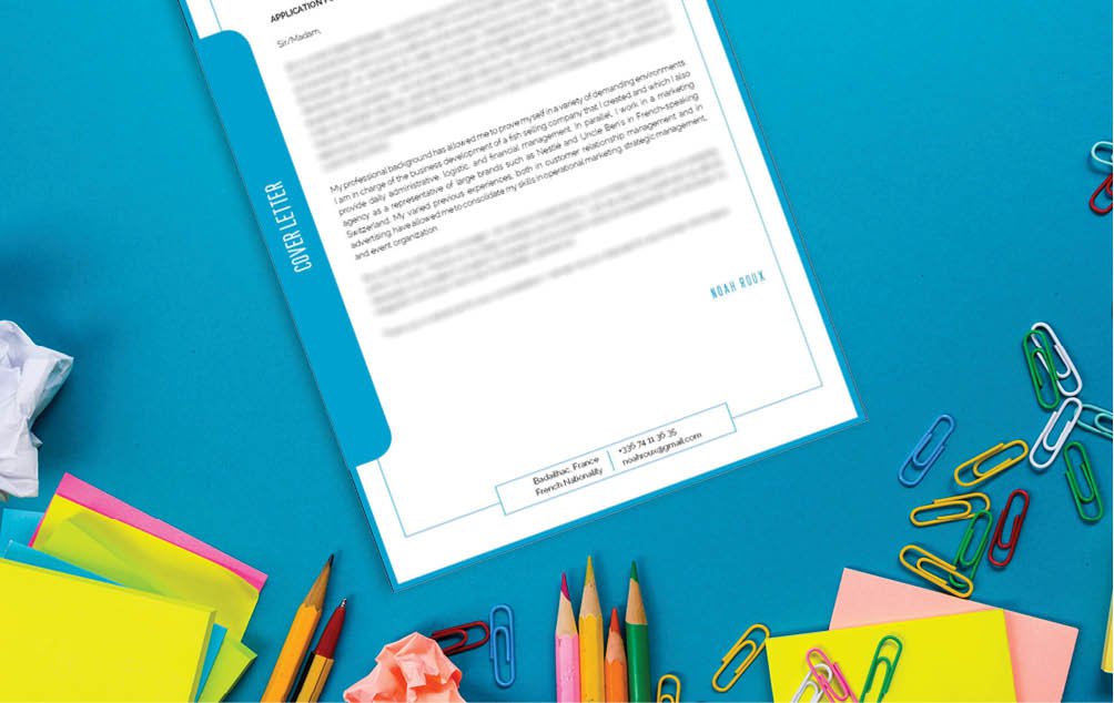 A simple  cover letter template that packs a big punch!