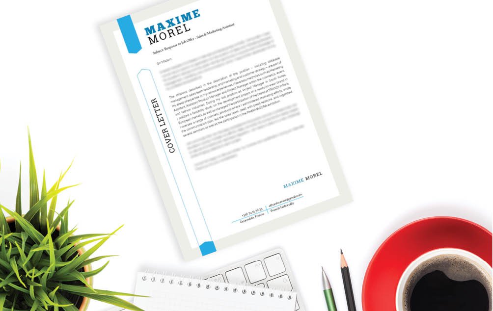 Those in the managerial sector will find this  cover letter template a perfect choice!