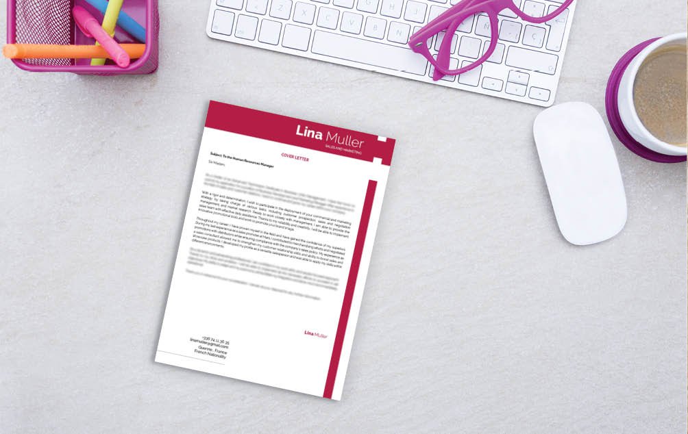 A cover letter template that bring out the best of any candidate in the marketing sector