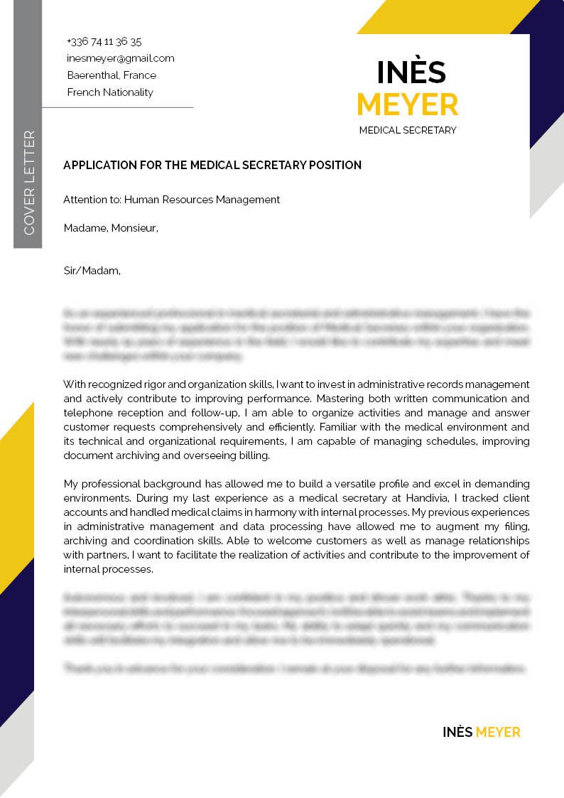 Cover Letter For Medical Mycvfactory