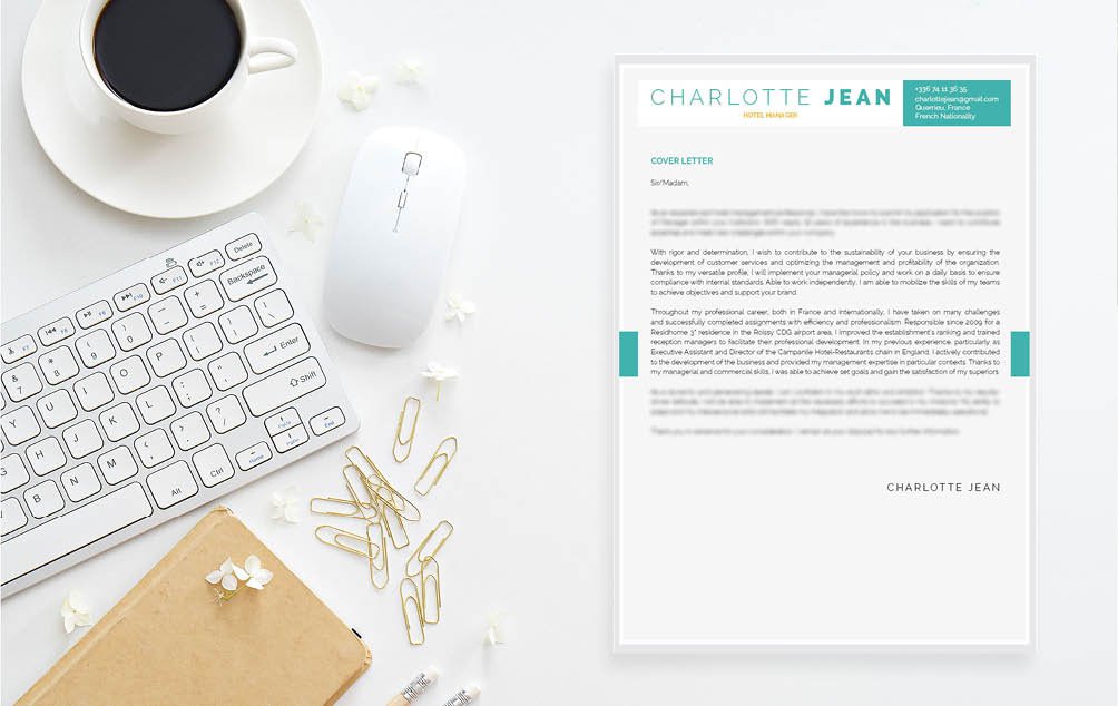 Clean and comprehensive presentation -- a simple  cover letter format for all professionals