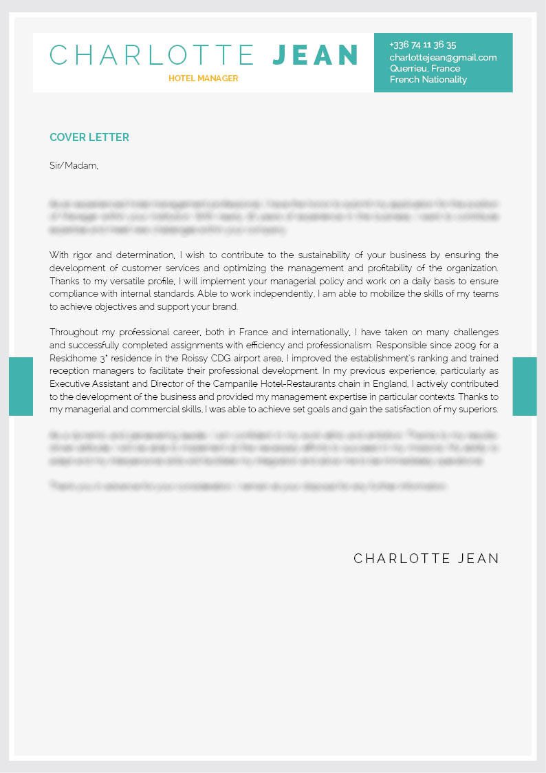 cover letter sample tourist guide