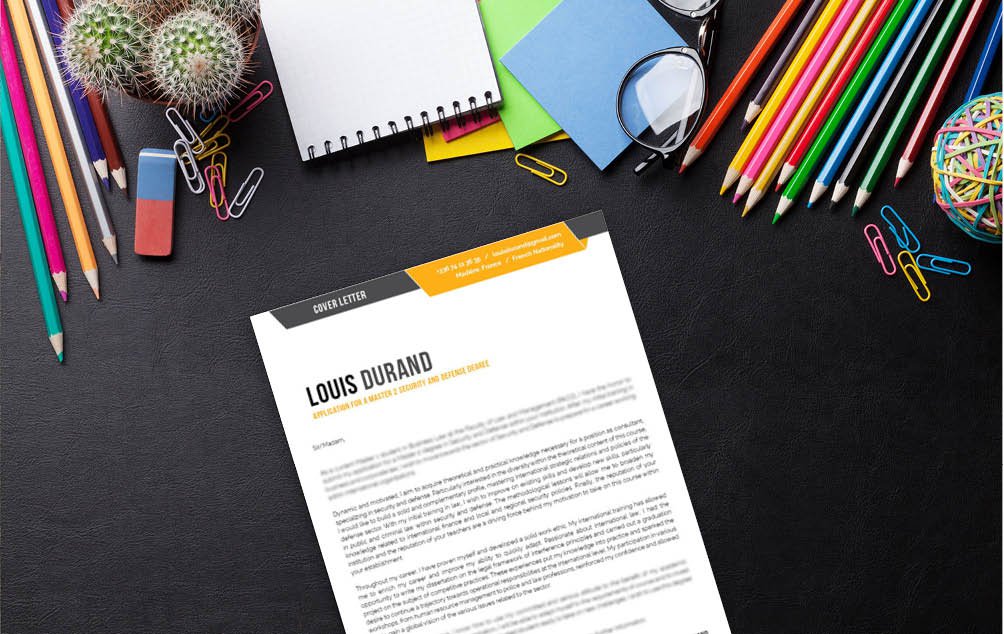 Achieve your educational goals with the  cover letter template